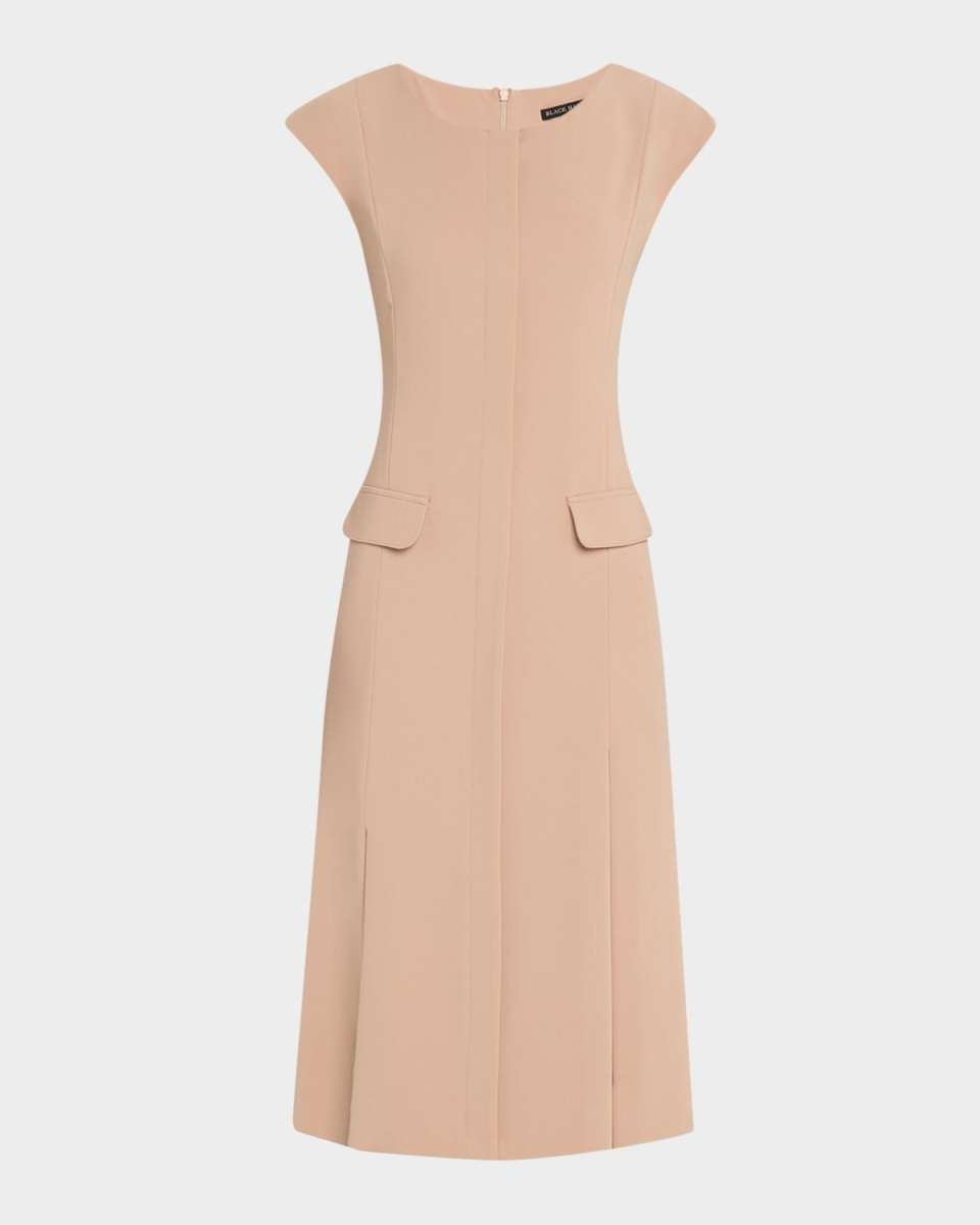 Lali Double-Slit Midi Dress